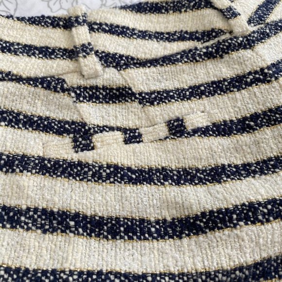 Guess by Marciano Blue Simone Striped Shorts - Picture 5 of 7